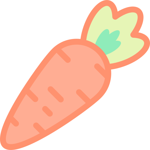 Carrot Detailed color Lineal color icon