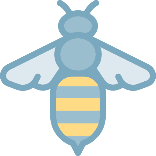 Пчела Detailed color Lineal color иконка