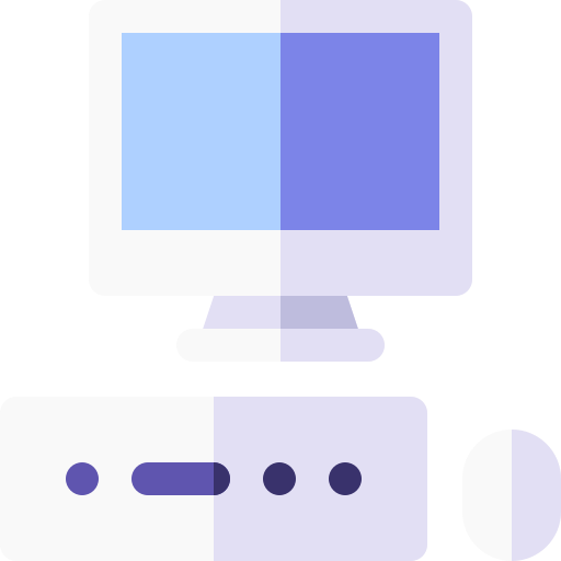 Computer science Basic Rounded Flat icon