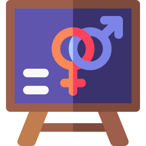 educazione sessuale Basic Rounded Flat icona
