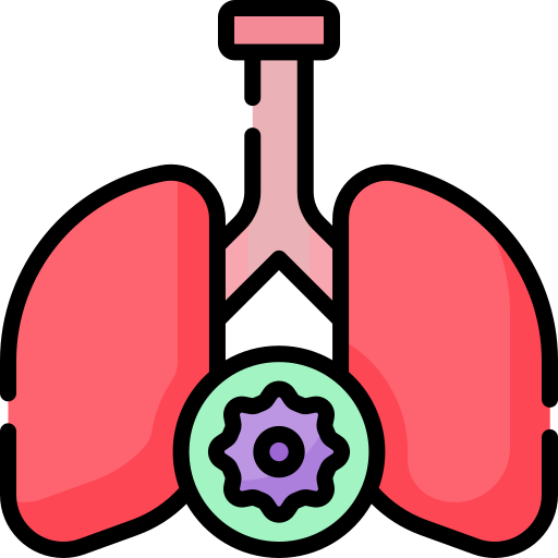 cancro ai polmoni Special Lineal color icona