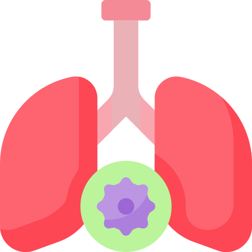 Lung cancer Special Flat icon