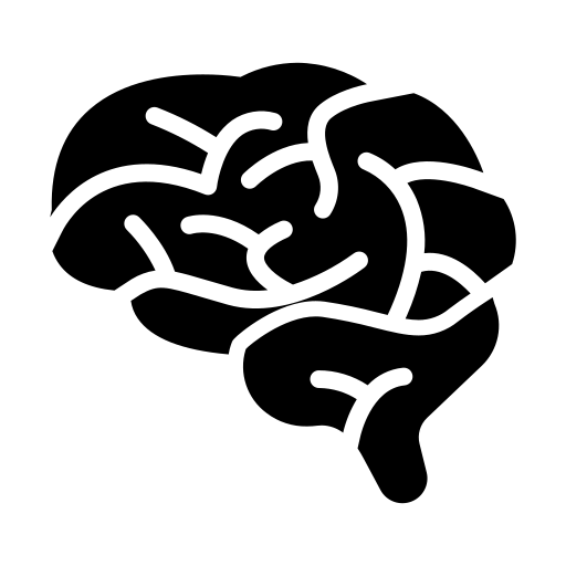 Головной мозг Generic Glyph иконка