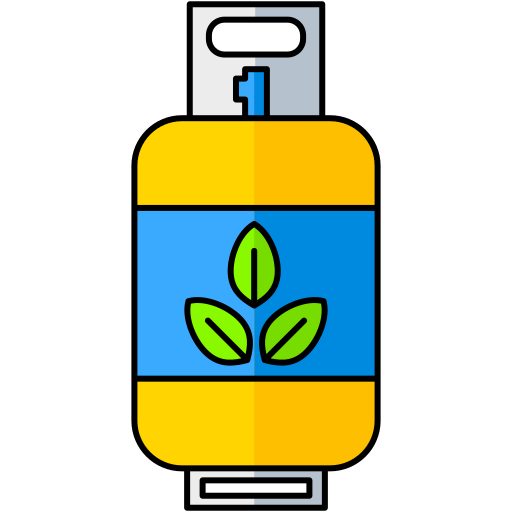biogaz Generic Thin Outline Color ikona