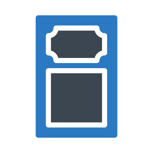 ドア Generic Blue icon