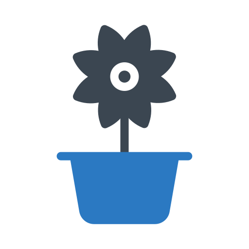 vaso di fiori Generic Blue icona