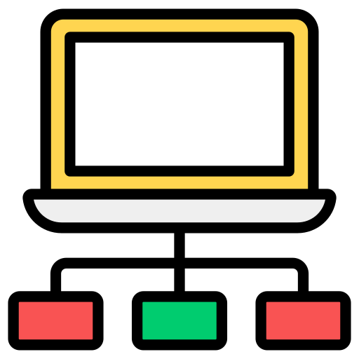 クライアントサーバー Generic Outline Color icon