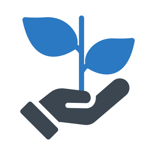 식물 Generic Blue icon