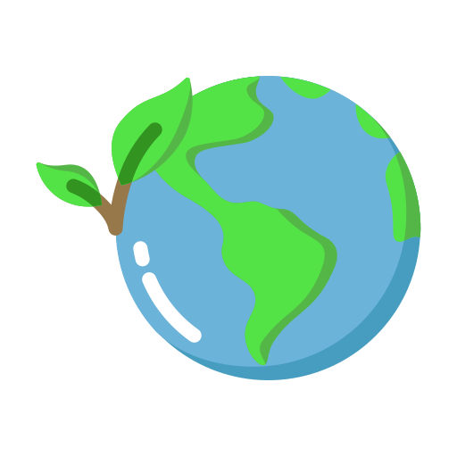mundo verde Generic Flat icono