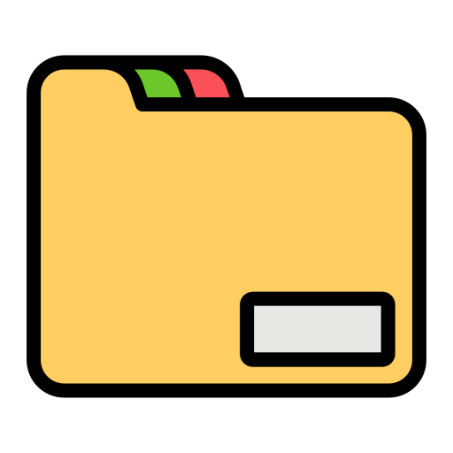 フォルダ Generic Outline Color icon
