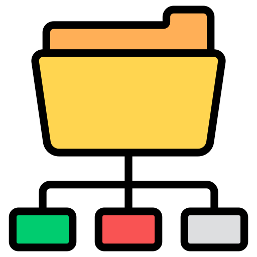 directorio raíz Generic Outline Color icono