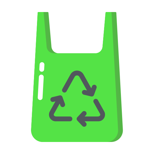 recycle zakje Generic Flat icoon