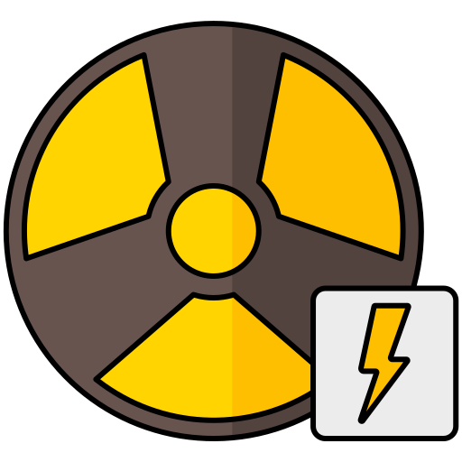 radioaktywny Generic Thin Outline Color ikona