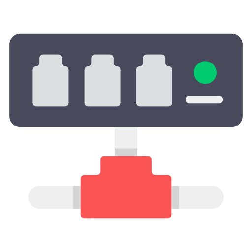 concentrador de red Generic Flat icono