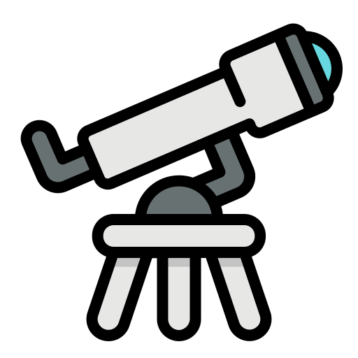 telescopio Generic Outline Color icona