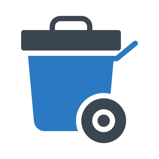 secchio della spazzature Generic Blue icona
