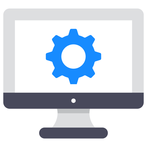 configuraciones de computadora Generic Flat icono