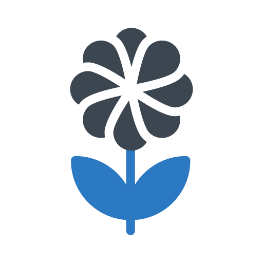 Plant Generic Blue icon