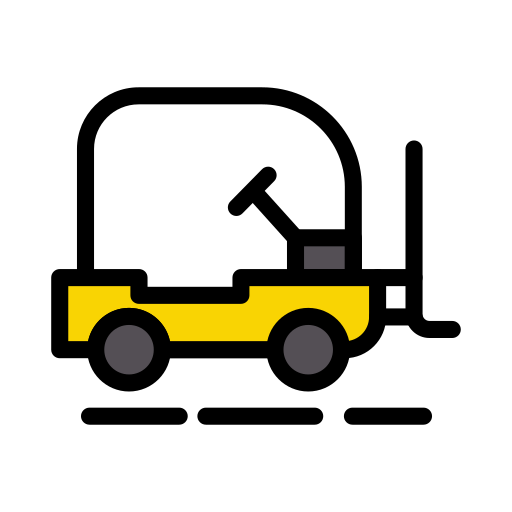 車両 Vector Stall Lineal Color icon