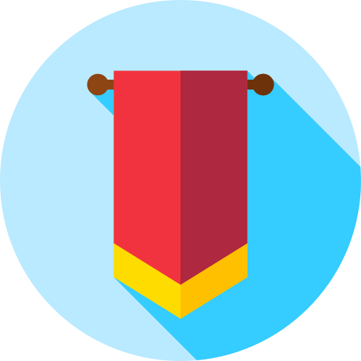 emblema Flat Circular Flat icono
