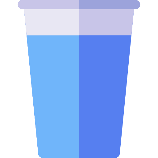 tasse en plastique Basic Rounded Flat Icône