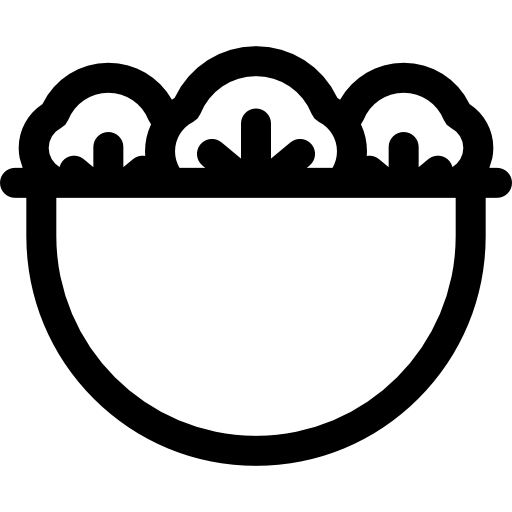 샐러드 Basic Rounded Lineal icon