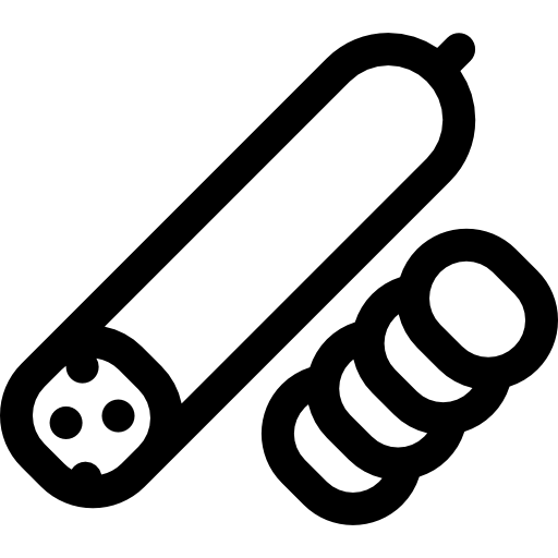 salami Basic Rounded Lineal Icône