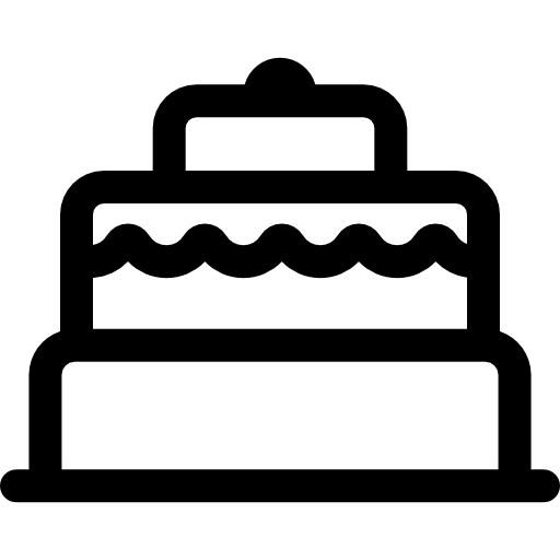 torta Basic Rounded Lineal icona