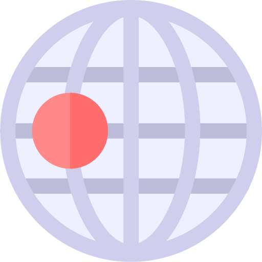 in tutto il mondo Basic Rounded Flat icona