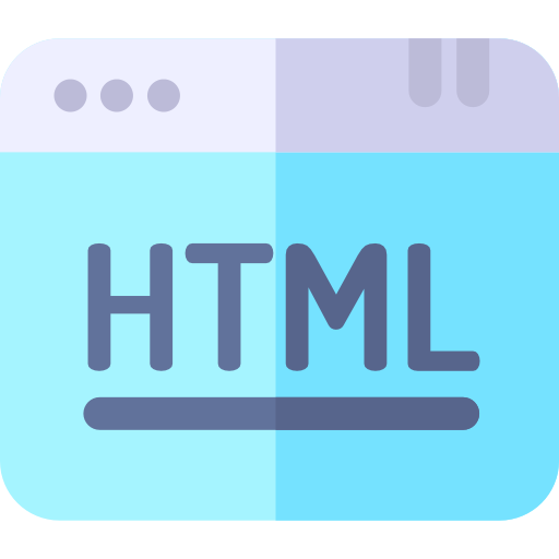 Html Basic Rounded Flat icon