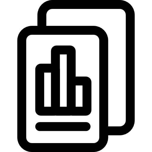 棒グラフ Basic Rounded Lineal icon