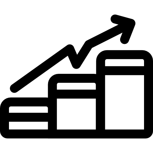 성장 Basic Rounded Lineal icon