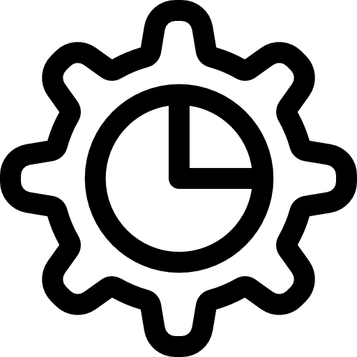 円グラフ Basic Rounded Lineal icon