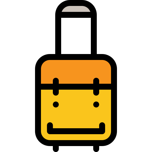 スーツケース Detailed Rounded Lineal color icon