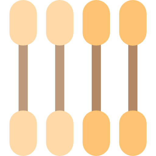 cotonetes Basic Rounded Flat icono