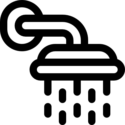 ducha Basic Rounded Lineal icono