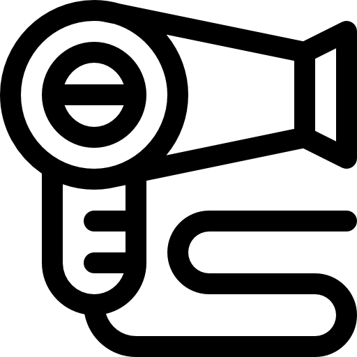 헤어 드라이어 Basic Rounded Lineal icon
