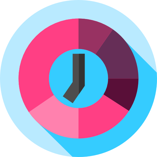 gráfico circular Flat Circular Flat icono