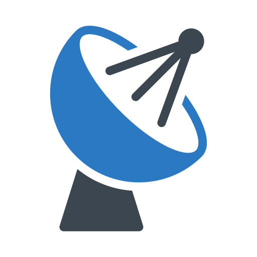 パラボラアンテナ Generic Blue icon