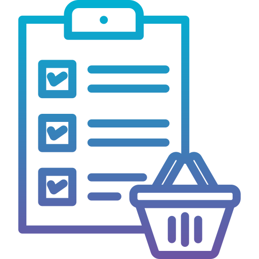 Список покупок Generic Gradient иконка
