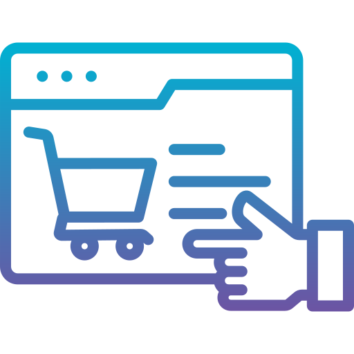 Shopping online Generic Gradient icon