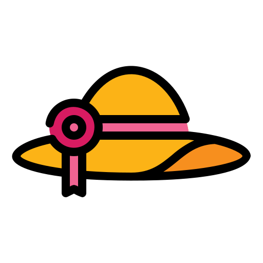 Sunhat Generic Outline Color icon