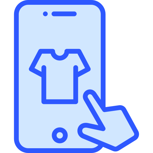 Online store Generic Blue icon