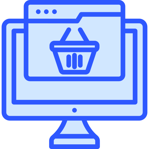 Online shop Generic Blue icon