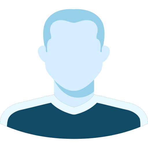 サッカー選手 Generic Blue icon