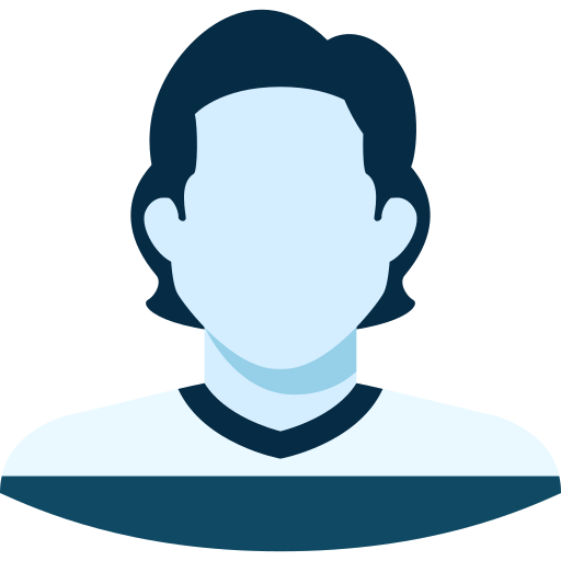 サッカー選手 Generic Blue icon