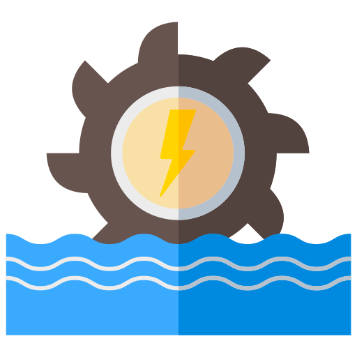 Tidal power Generic Flat icon