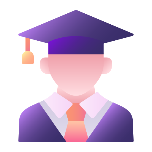 Graduation Generic Flat Gradient icon