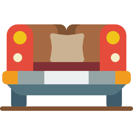 sofa Basic Miscellany Flat icon