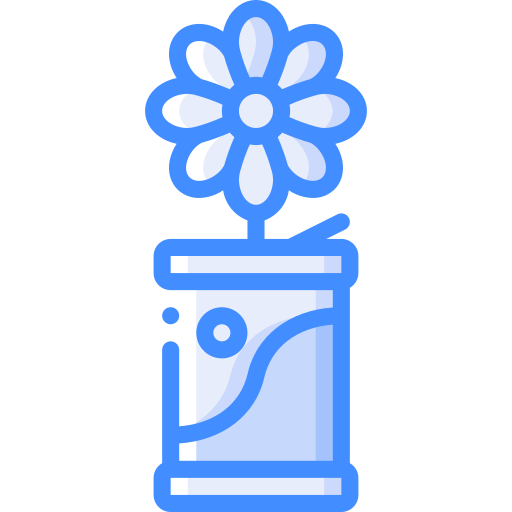 vaso de flores Basic Miscellany Blue Ícone